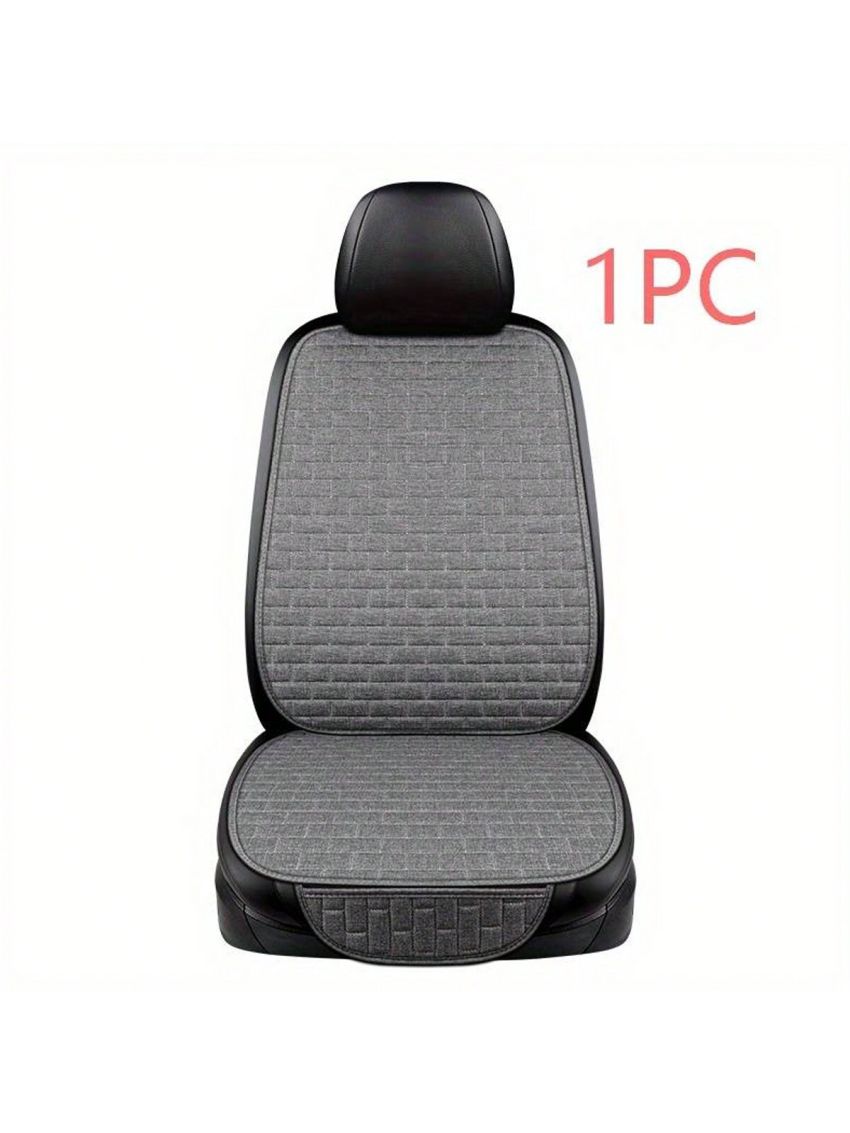 Car Seat Cover Flax Seat Protect Cushion Automobile Backrest Cushion Pad Covers Mat Four Seasons Universal for all seasons