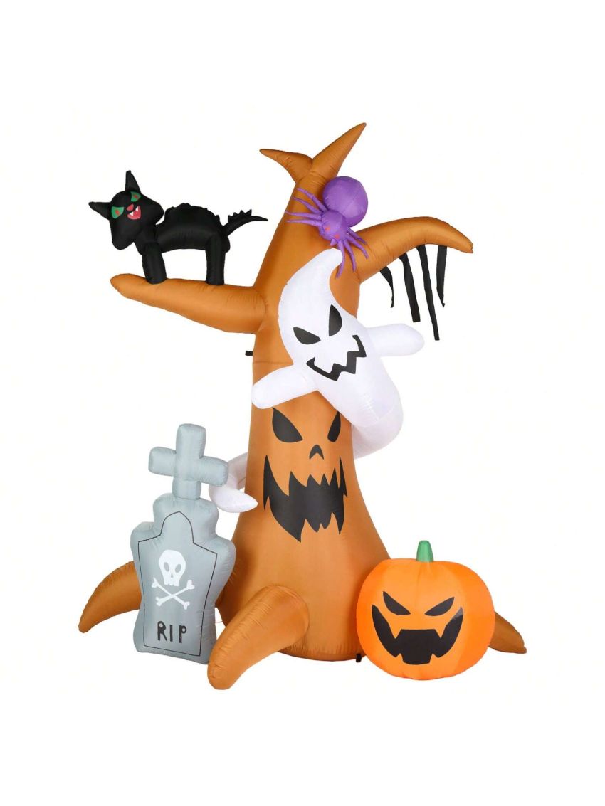 Inflatable Halloween Decoration,8ft 9pcs LED String Lights Halloween Decoration