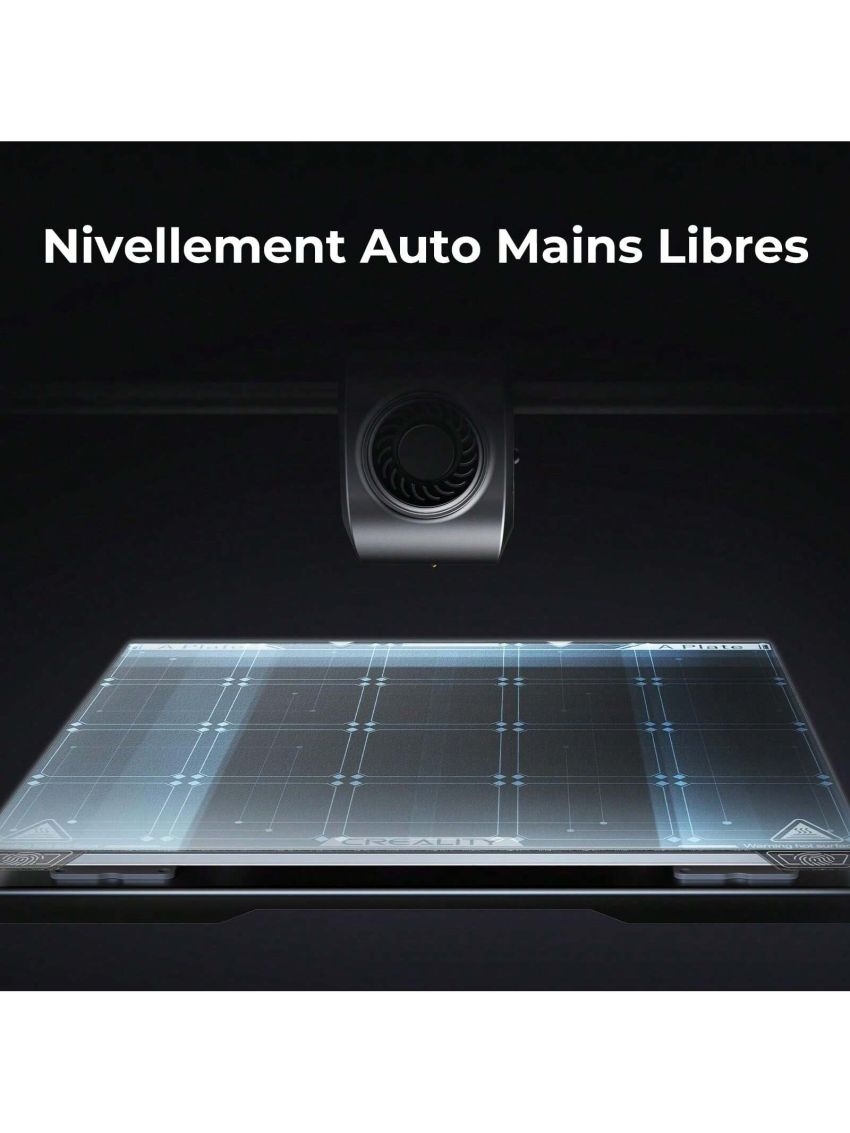 Creality K1 3D Printer - 600 mm/s High-Speed, Upgraded 0.1 mm Smooth Detail, Auto Leveling, Dual Fans Cooler, Straight Out of The Box for Beginners, Printing Size 8.66x8.66x9.84 inch