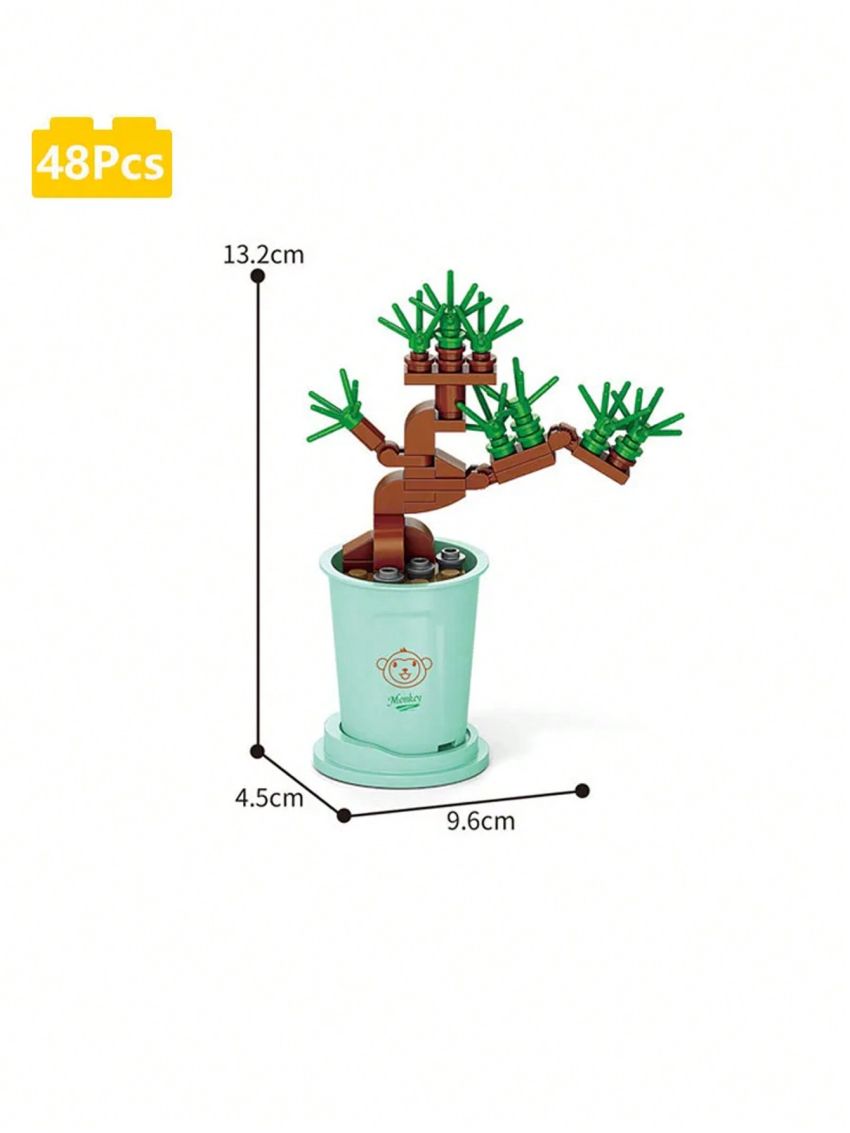 1set teenagers Flower Shaped Building Block Toy