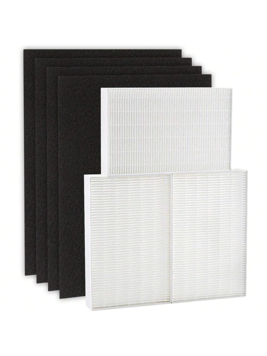 HPA300 True HEPA Filter Replacement Compatible with Honeywell Air Purifier HPA300 Series, HPA300, HPA304, HPA8350, HPA300VP, HPA3300b, HPA5300, Pack of 3 HEPA R and 4 Pre filters A HRF-AP1