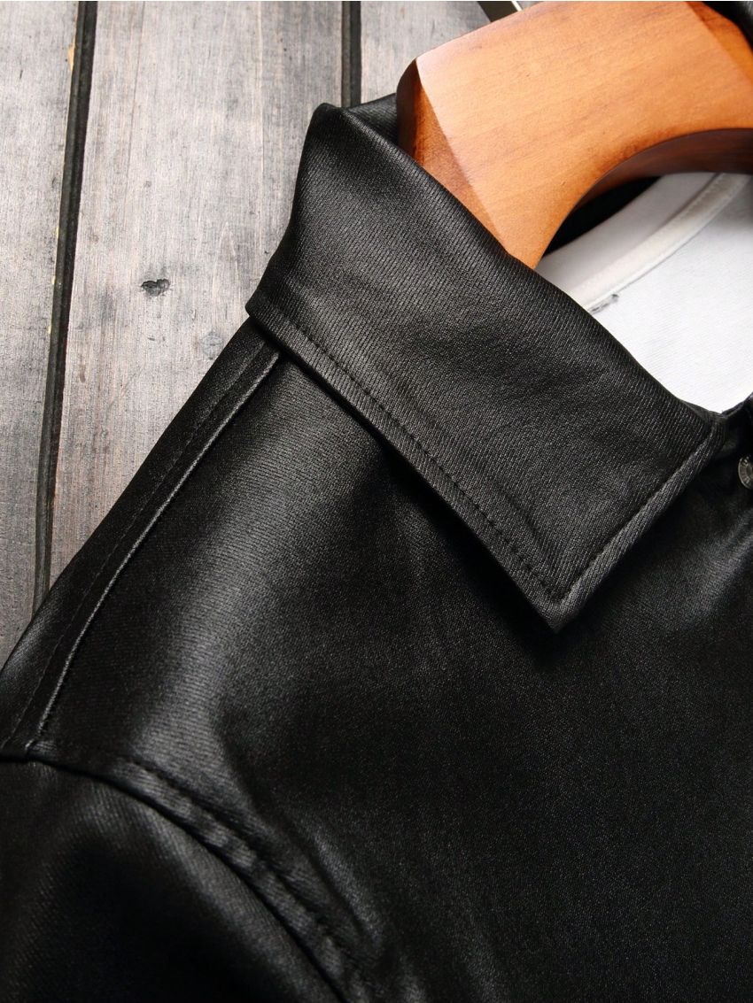 Manfinity Homme Men'S Flap Pocket Denim Jacket