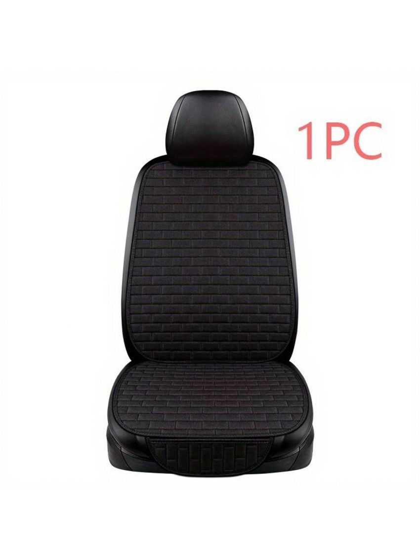 Car Seat Cover Flax Seat Protect Cushion Automobile Backrest Cushion Pad Covers Mat Four Seasons Universal for all seasons