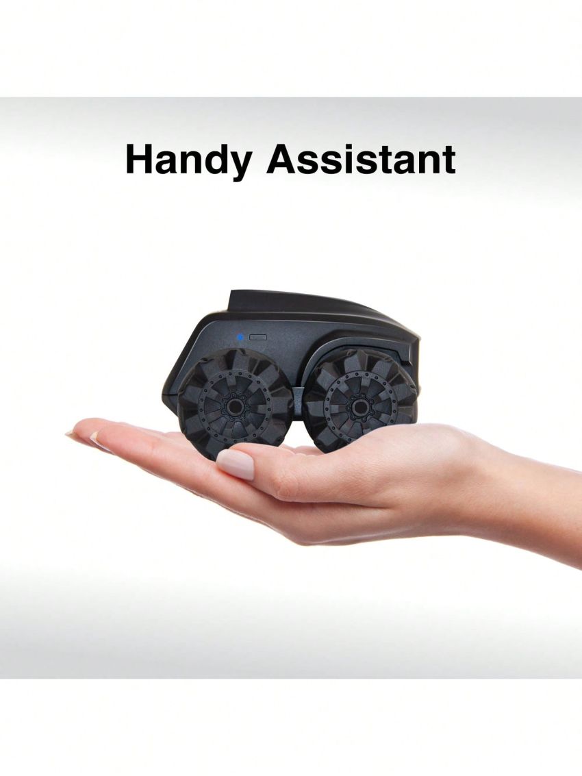 The Moorebot Scout AI-Powered Smart Camera Mobile Toy Robot for Monitoring, Desk Robot, Robot Companion, Robot Emo, AI robots, Alexa and Google Home Compatible, 1080P, Human and Pets Recognition, Auto Patrol and Docking, Night Vision