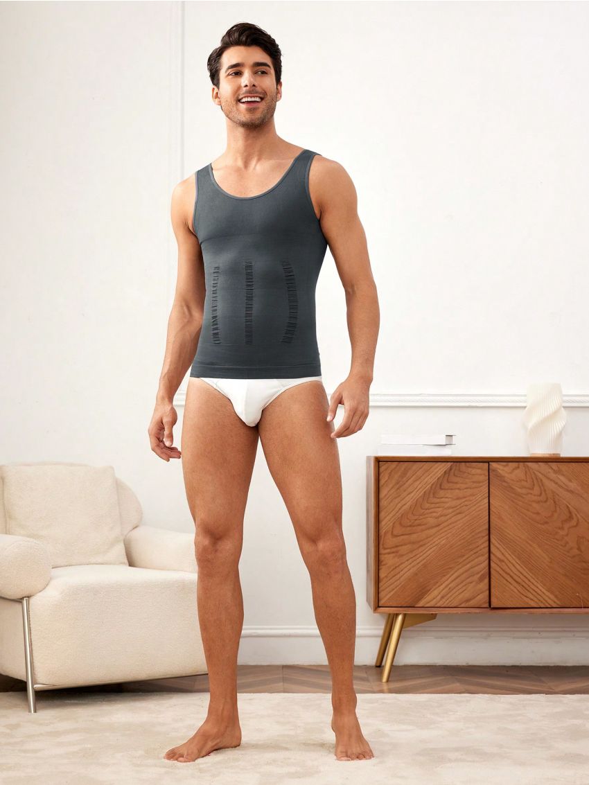 Men's Slim Fit Round Neck Vest