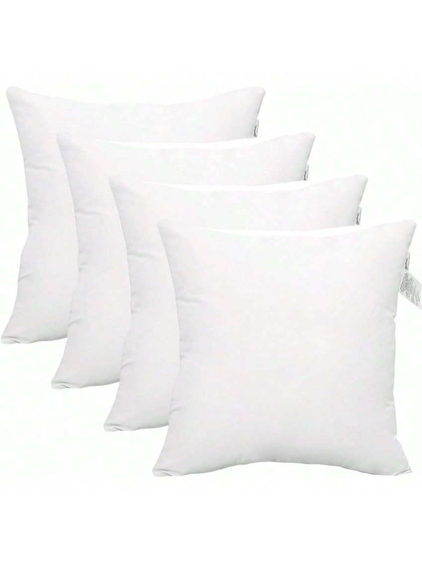 Pillow Inserts Hypoallergenic Throw Pillows Forms,White Square Throw Pillow Insert,Decorative Sham Stuffer Cushion Filler for Sofa, Couch, Bed & Living Room Decor