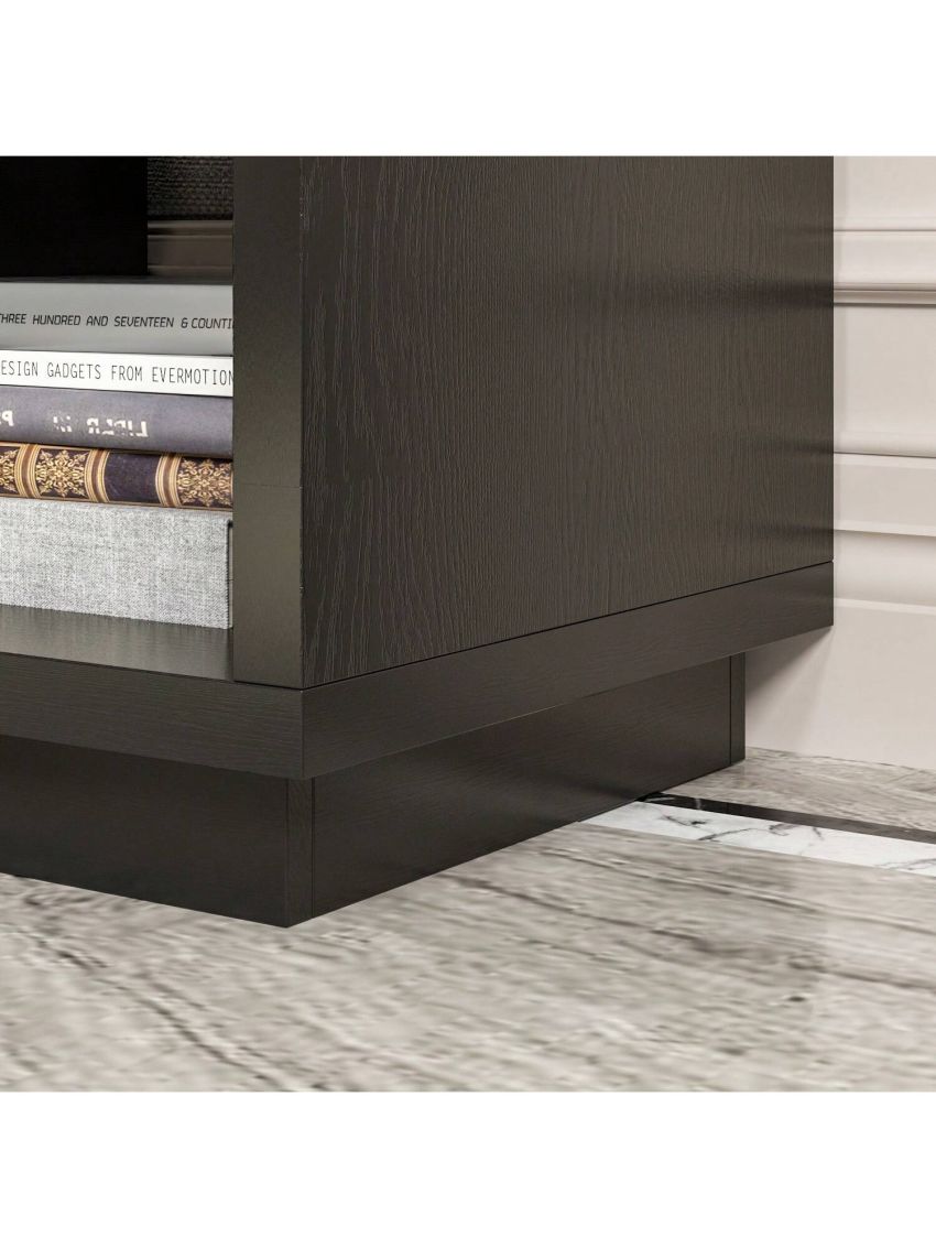 TV Stand with 3 Drawers, Modern Extendable TV Stand in Stretch for TVs up to 120