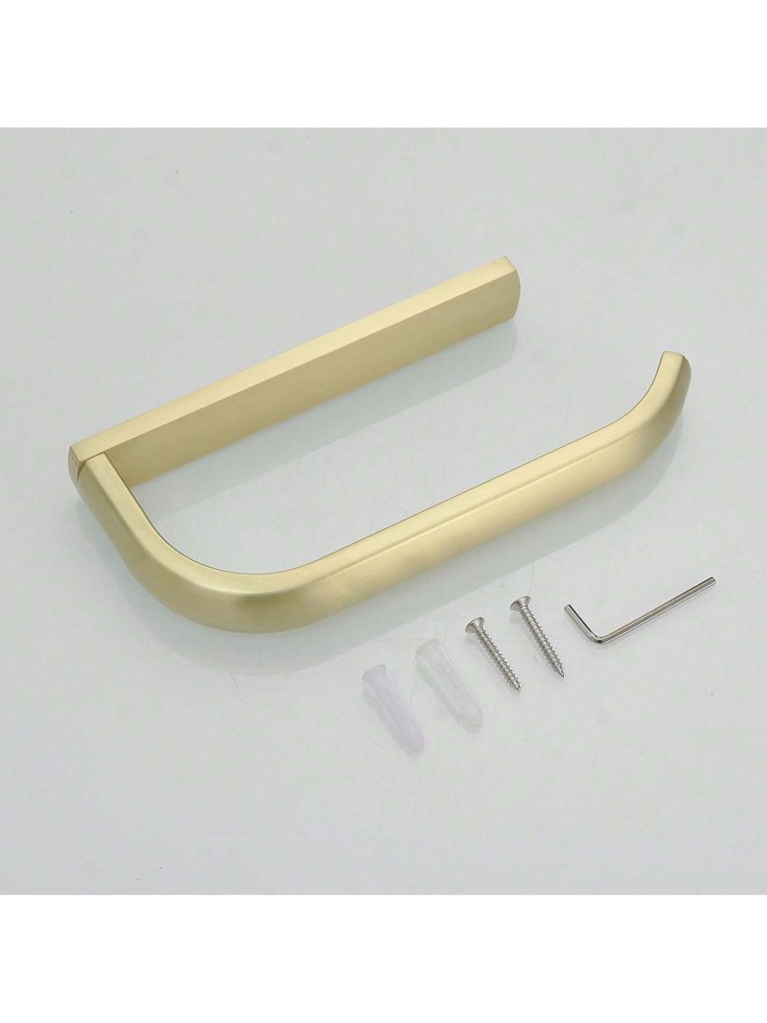 BESy 1pc Brass Toilet Tissue Paper Holder Bathroom Accessories Wall Mounted, Rust Protection