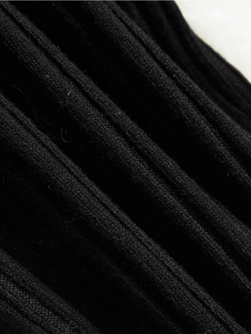 Baby Girls' Solid Color Ruffle Collar Sweater