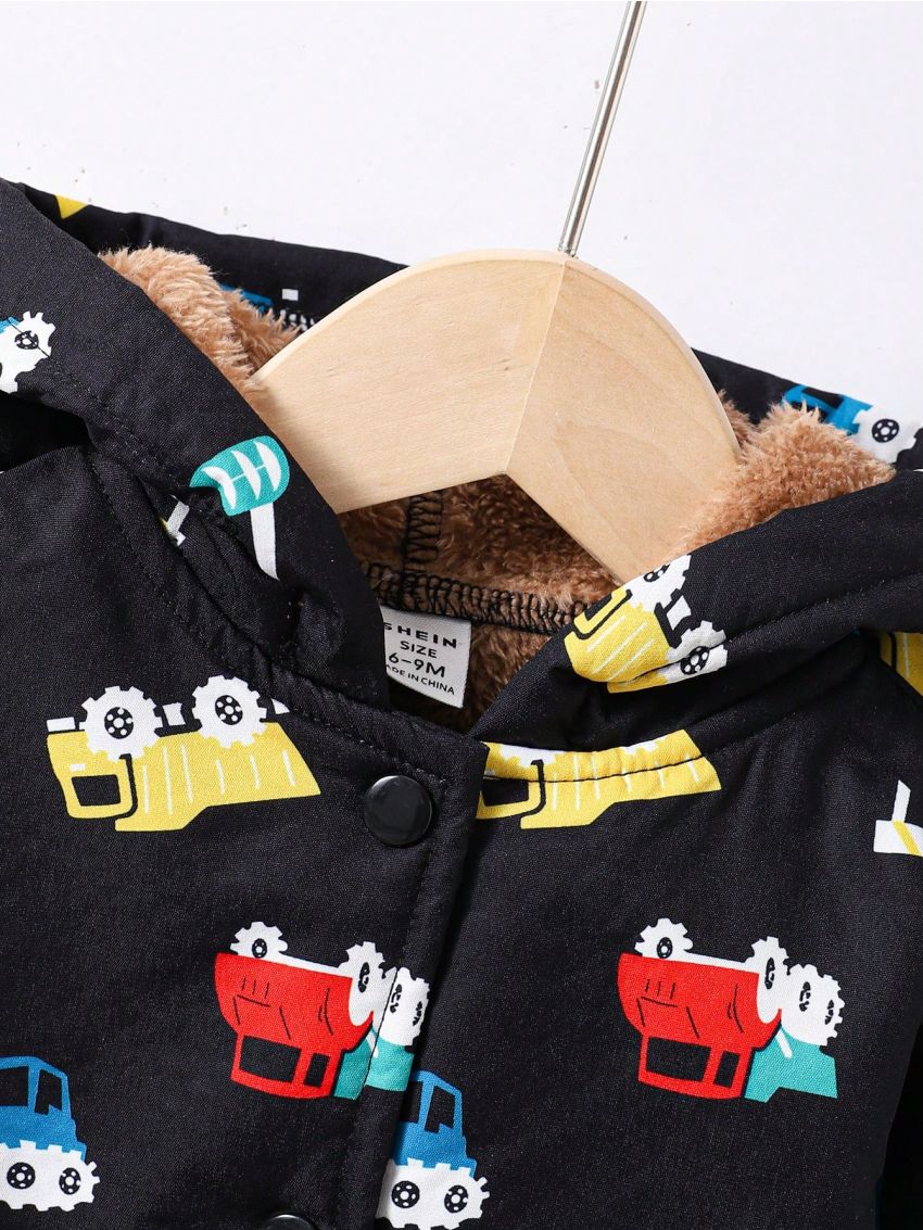 Infant Boys' Casual Printed Winter Jacket