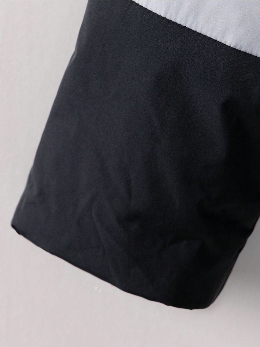 SHEIN Kids HYPEME Tween Boy 1pc Color Block Hooded Puffer Coat