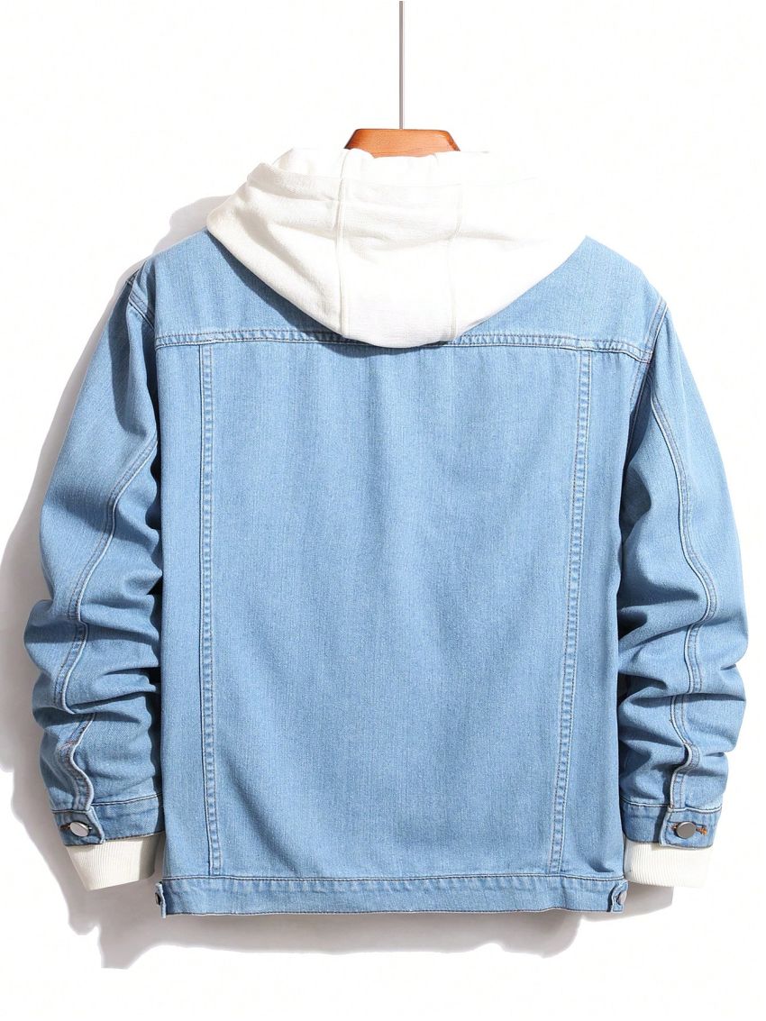 Extended Sizes Men's Plus Size Denim Jacket