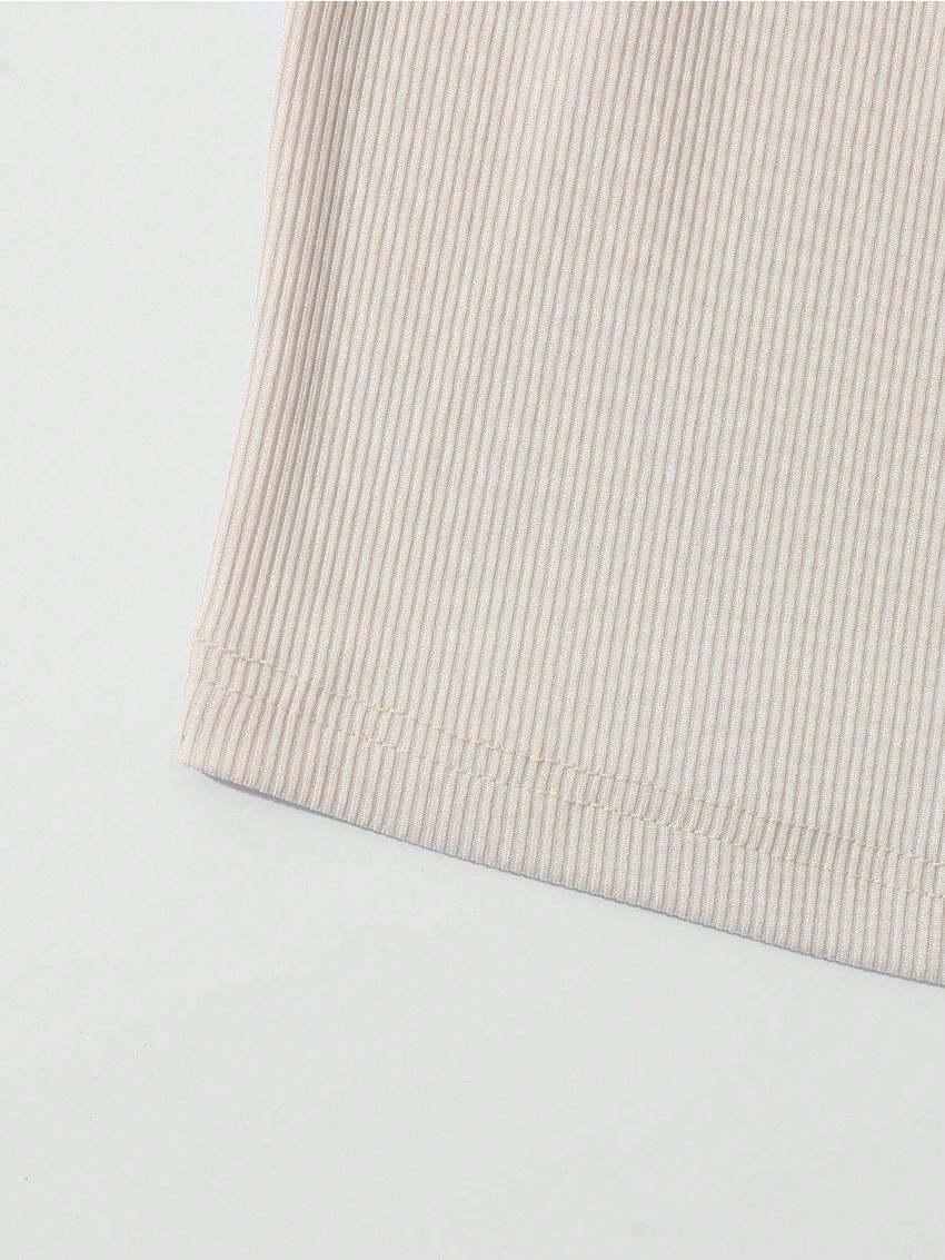 Solid Mock Neck Tank Top