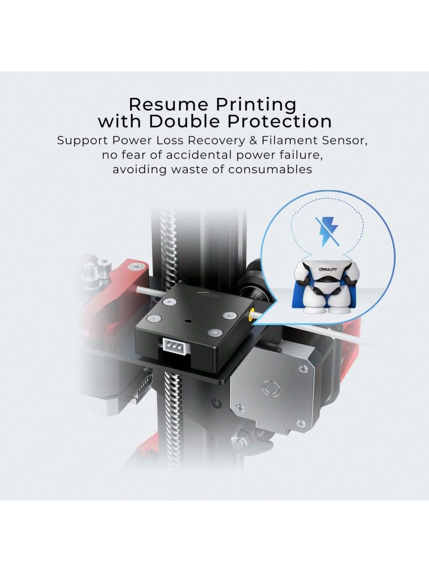 Creality Official Ender 3 Max Neo 3D Printer, Large Print Size 11.8x11.8x12.6in, Ender 3 Max Upgraded with CR Touch Auto Leveling Dual Z-Axis All-Metal Bowden Extruder 4.3'' Color Knob Screen