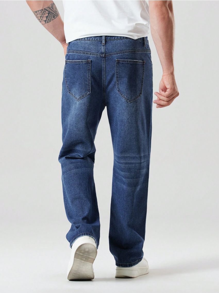 Men's Plus Size Ripped Jeans