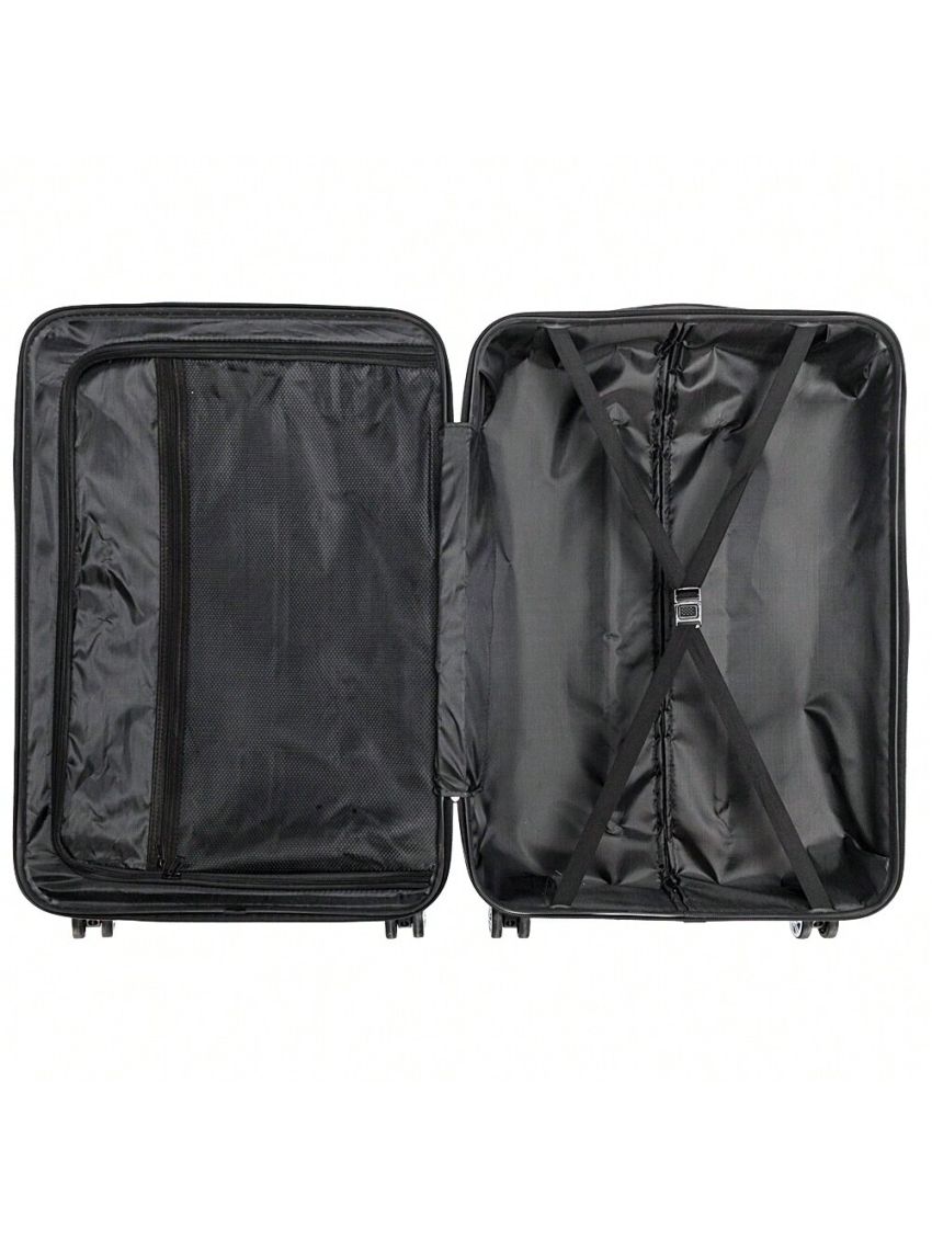 3 Piece Set Luggage Suitcase, Hard Shell Carry-On Luggage with TSA Lock, Multifunctional 3-in-1 Storage Suitcase for Traveling