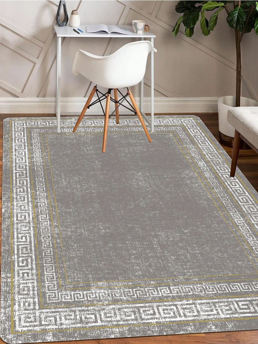 1pc Nordic Classical Style Soft Geometric Pattern Printed Carpet For Home Decoration, Living Room, Sofa, Table, Bathroom, Bedroom, Elegant Lady's Room Area Rug