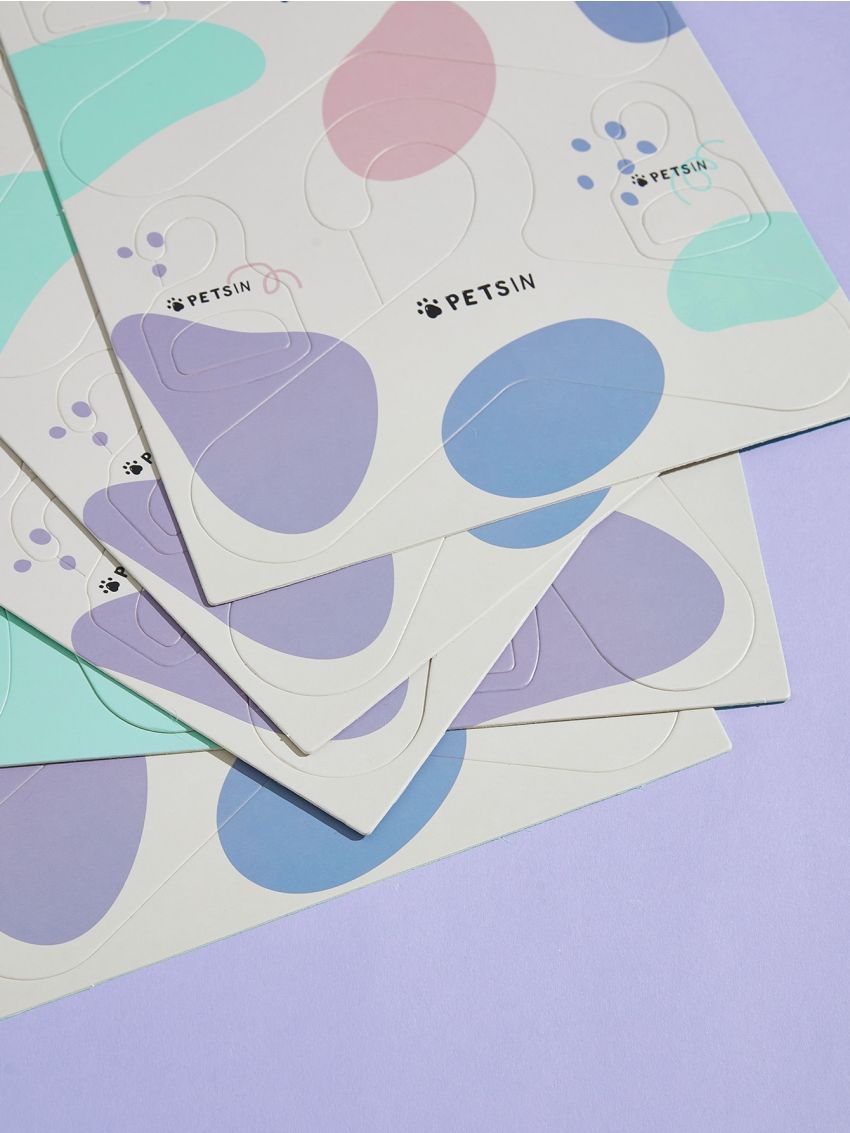 PETSIN 5sheets Paper Pet Hanger