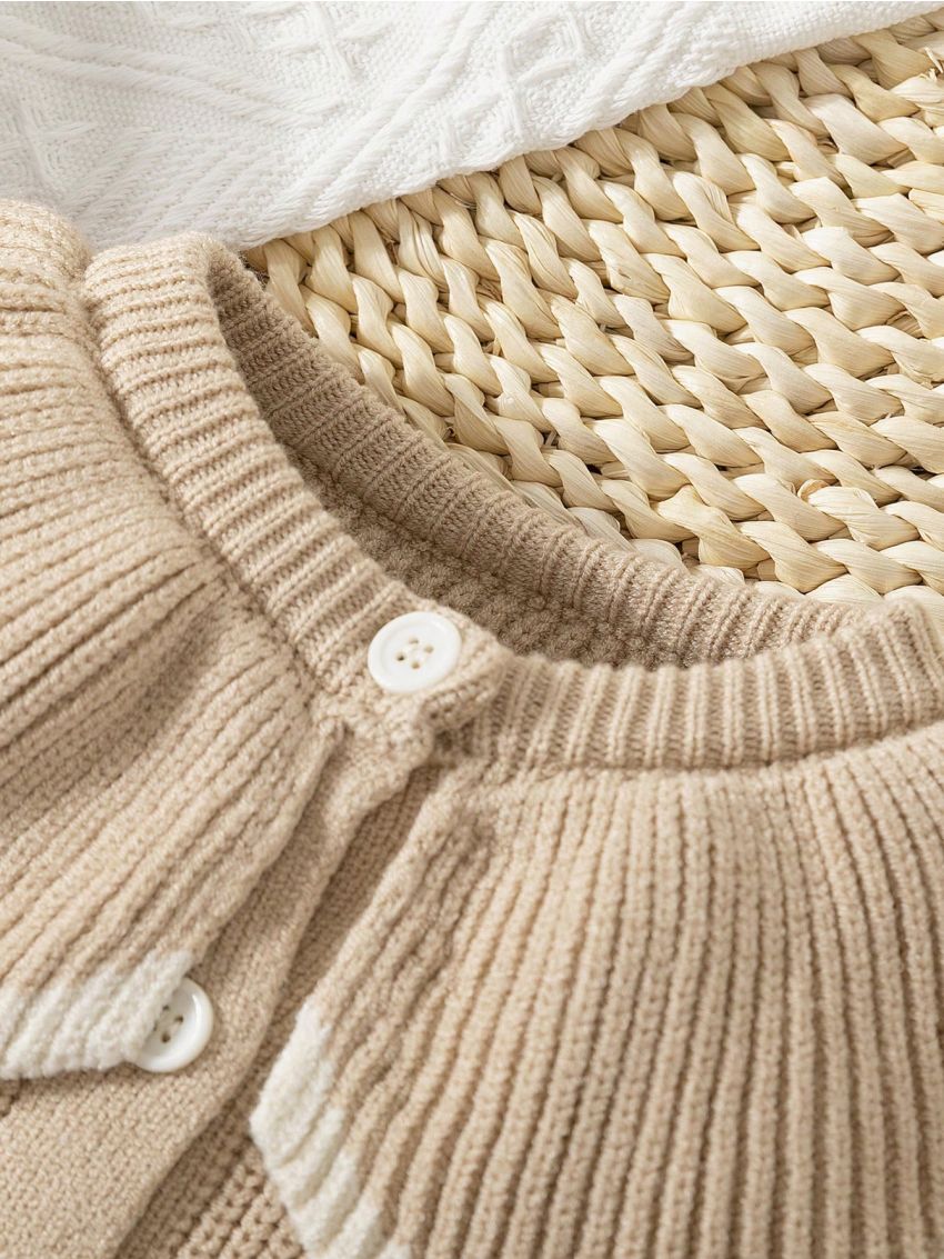 Baby Girls' Ruffle Collar Cardigan, Winter