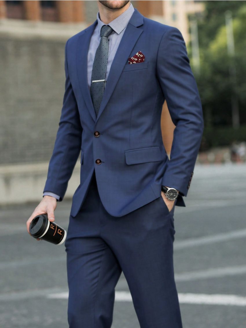 Men's Solid Color Suit