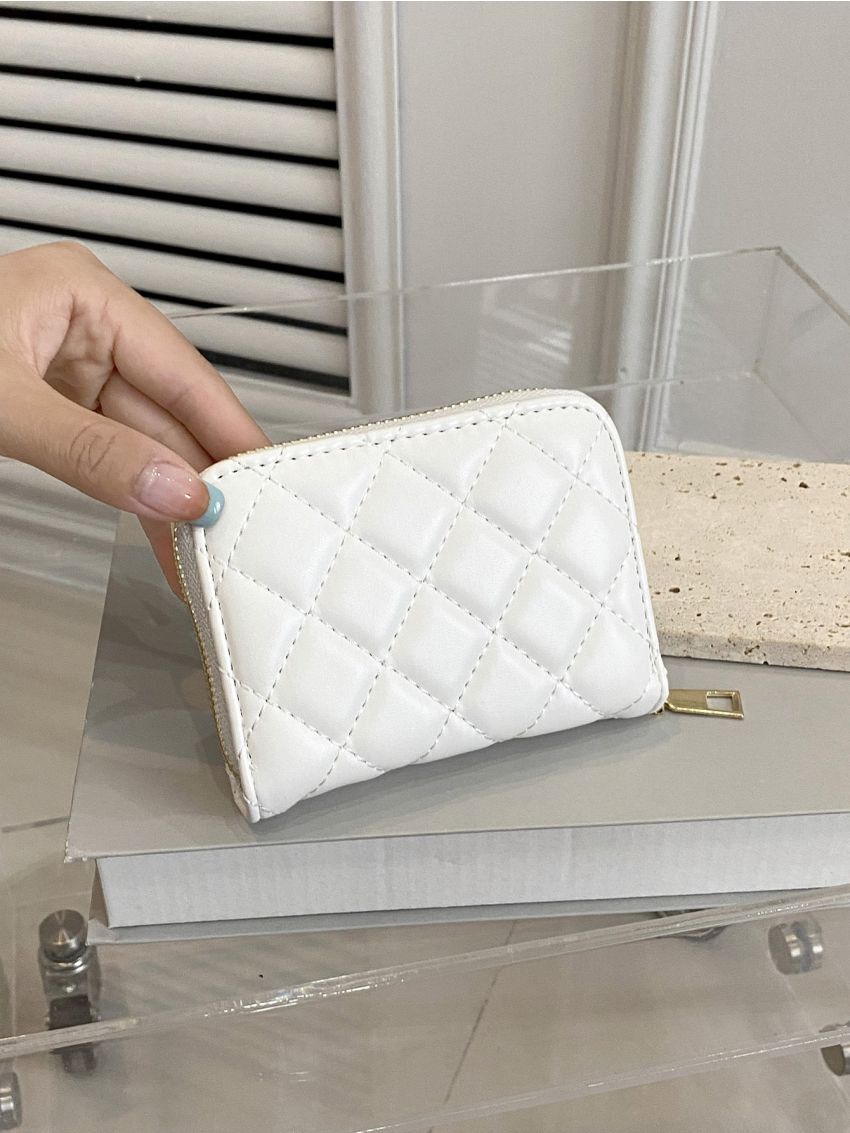 Minimalist Quilted Small Wallet
