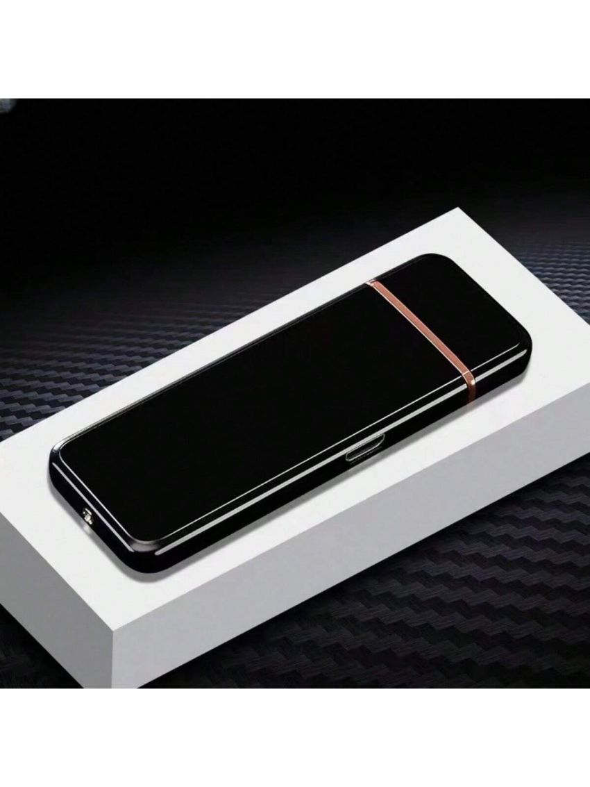 1pc Usb Rechargeable Electronic Lighter For Camping, Picnic & Kitchen Use