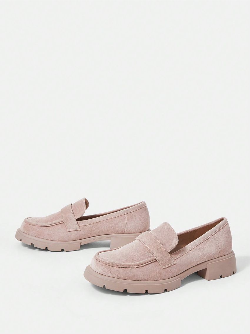 SHEIN BIZwear Solid Minimalist Loafers