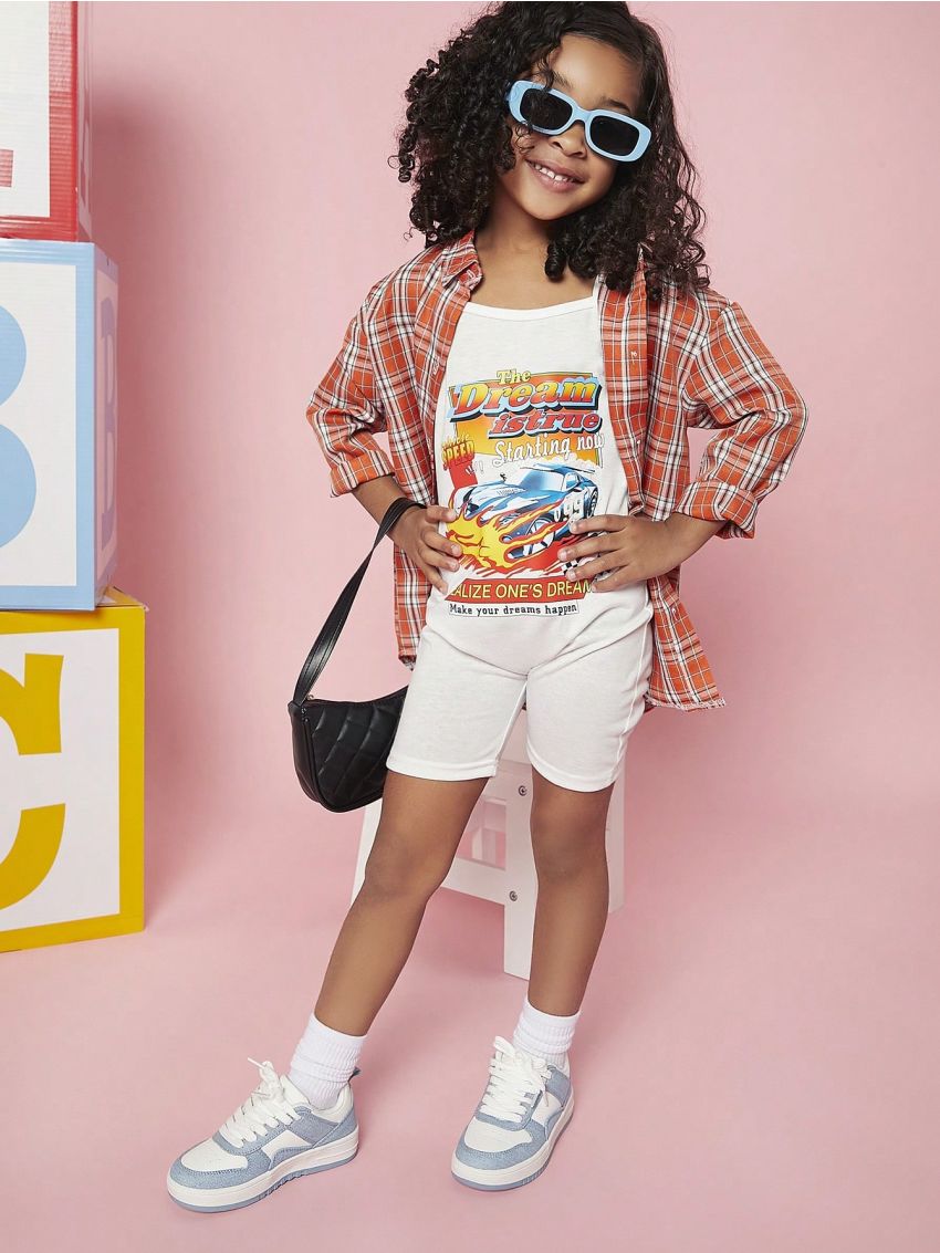 Girls Colorblock Lace-Up Front Skate Shoes