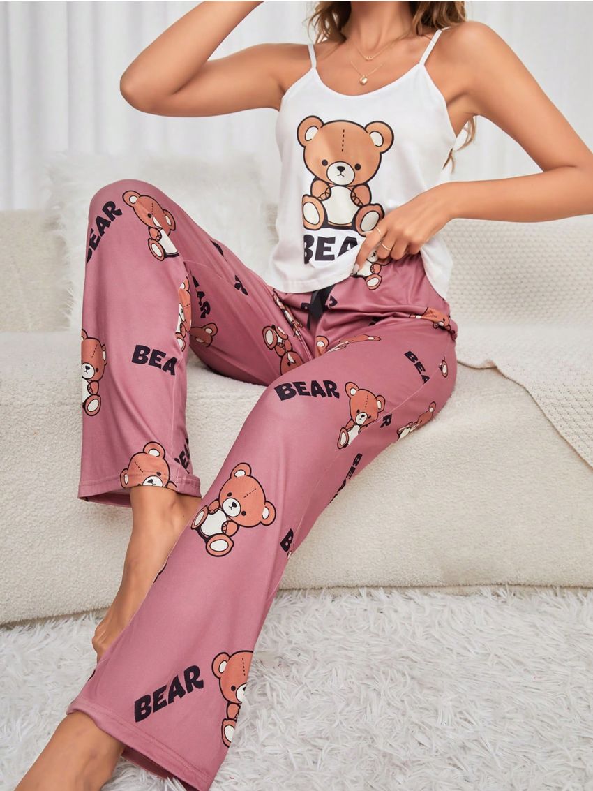 Women'S Digital Printed Milk Silk Pajama Set