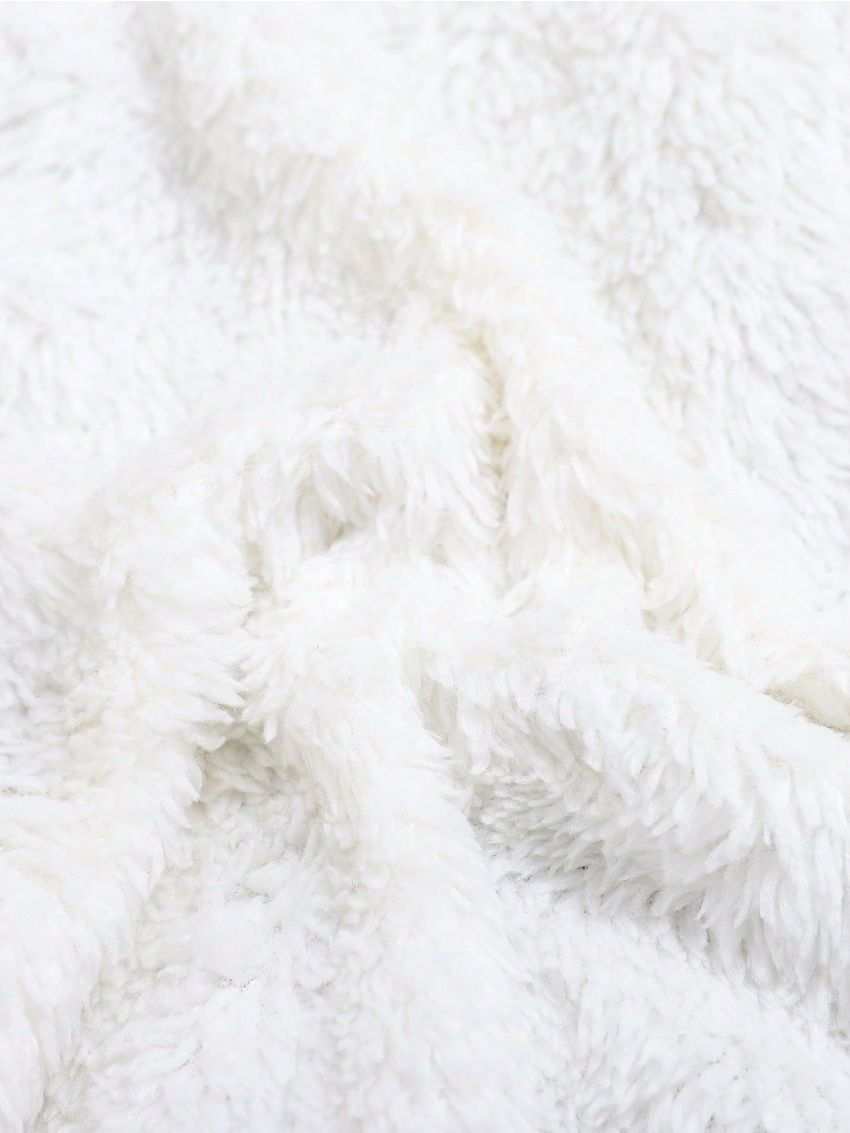 SHEIN Baby Boys' Hooded Thickened Winter Coat