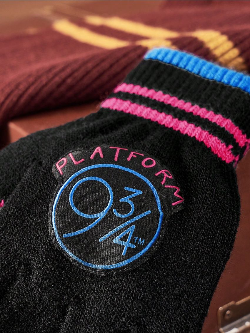 HARRY POTTER X SHEIN Hedwig Platform 9-3/4 Fingerless Gloves