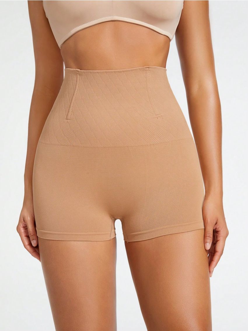 SHEIN SHAPE Women's Solid Color High Waisted Body Shaping Underwear Bottom