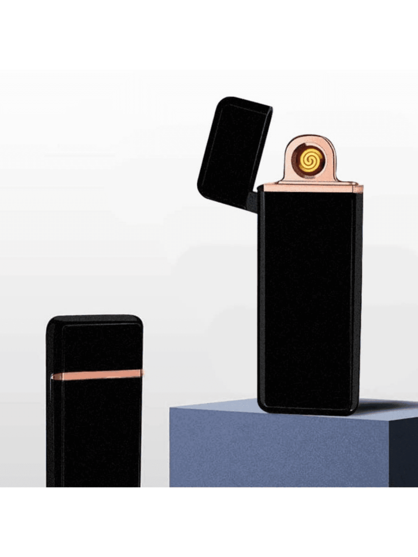 1pc Usb Rechargeable Electronic Lighter For Camping, Picnic & Kitchen Use