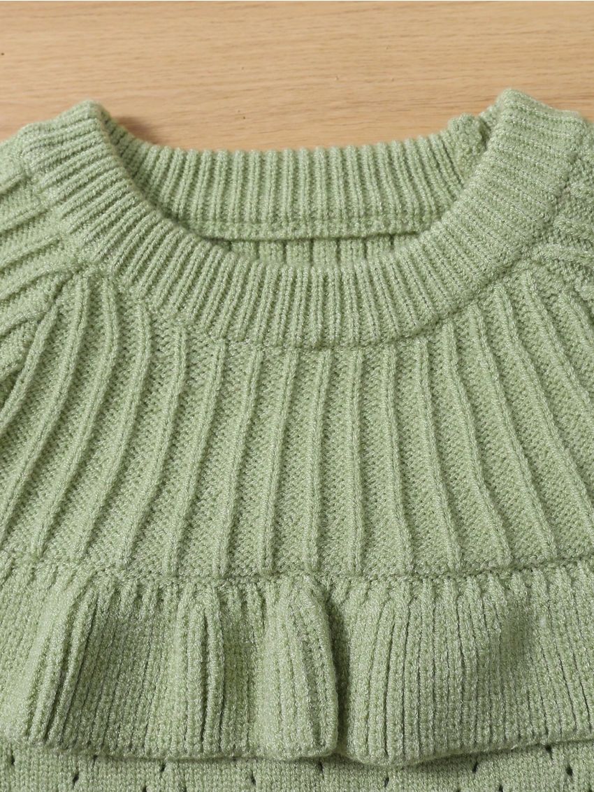 Baby Girls' Solid Color Sweater