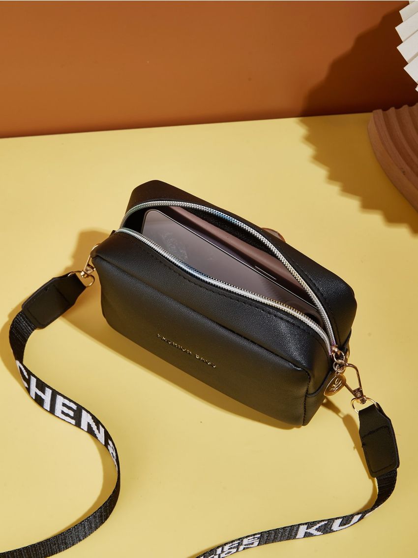 Mini Letter Graphic Dome Bag