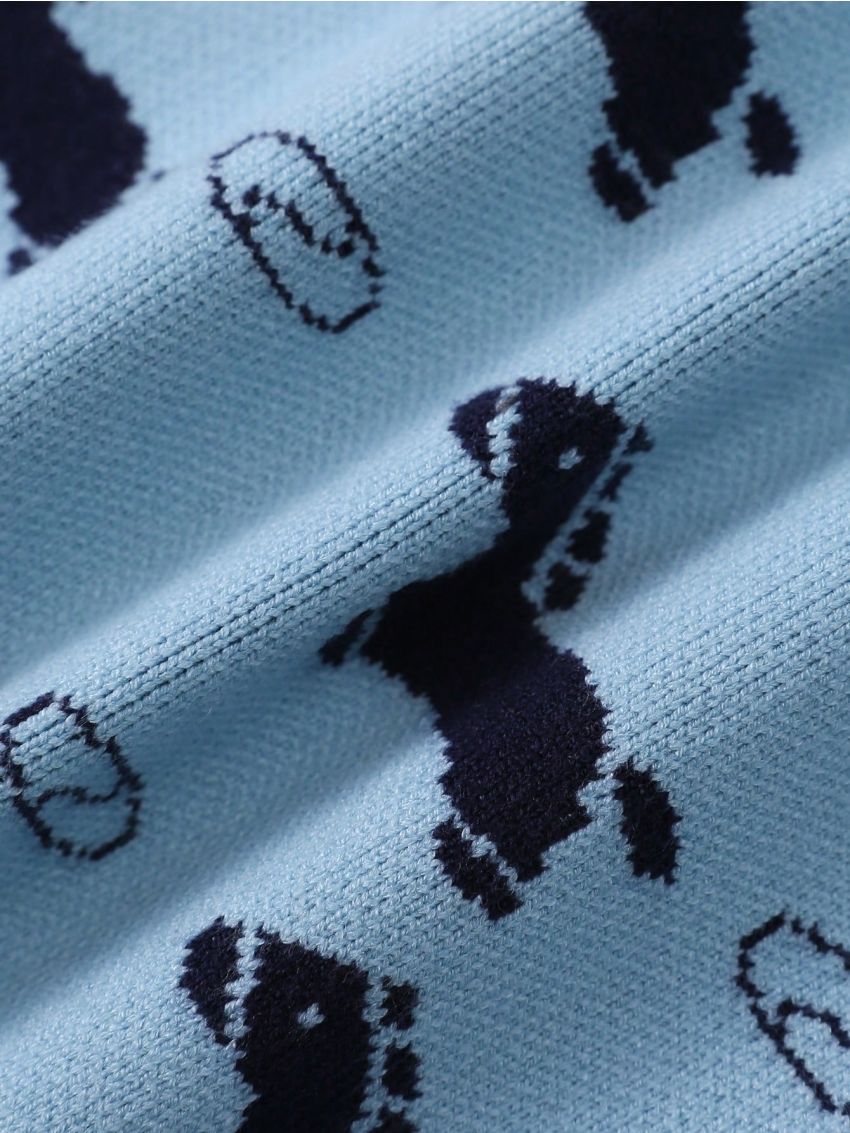 New Autumn And Winter Baby Boys' Cartoon Patterned Sweater Vest