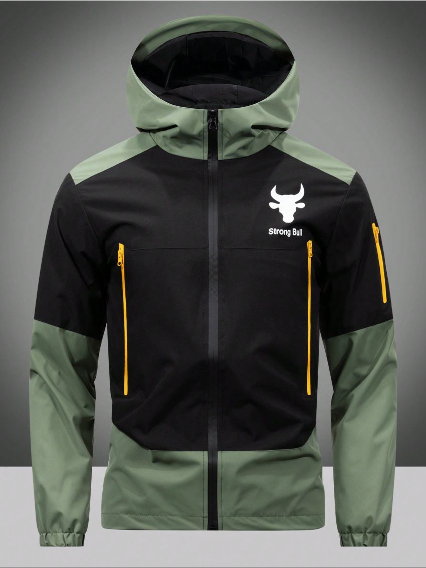 In My Nature Men's Softshell Hooded Windproof Jacket