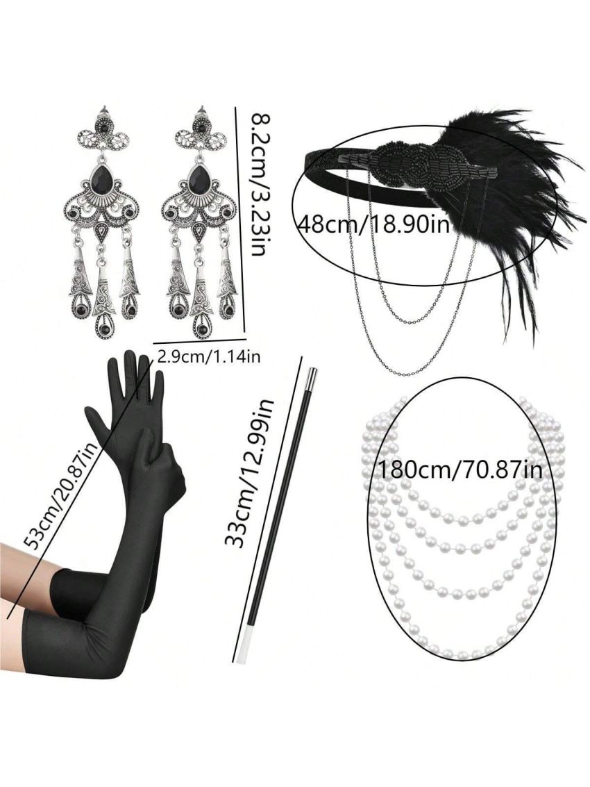 1 Pair Women's 1920s Single Party Vintage Evening Dress Long Gloves For Halloween, Parties, Weddings, Proms, Mother's Day And Teacher's Day Gifts