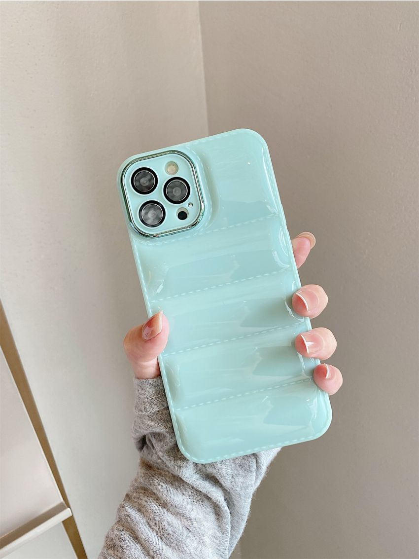 Solid Puffer Phone Case
