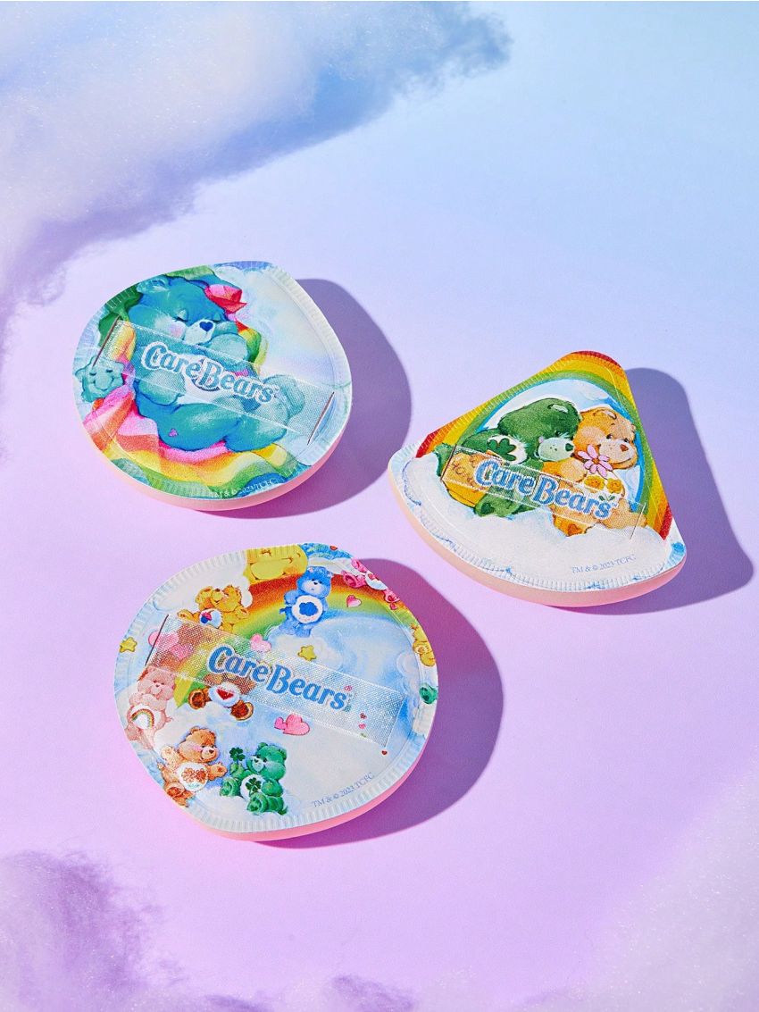 ROMWE X Care Bears Cartoon Bear Print Powder Puff Makeup Puff