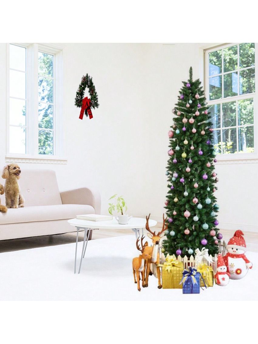 7.5ft Pointed PVC Pen Holder Christmas Tree
