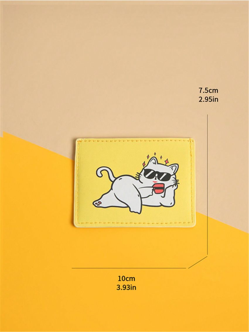 Ronwaystd Fashionable And Portable Cat Themed Card Holder