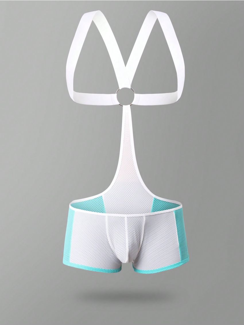 Men's Thong And Sports Suspenders