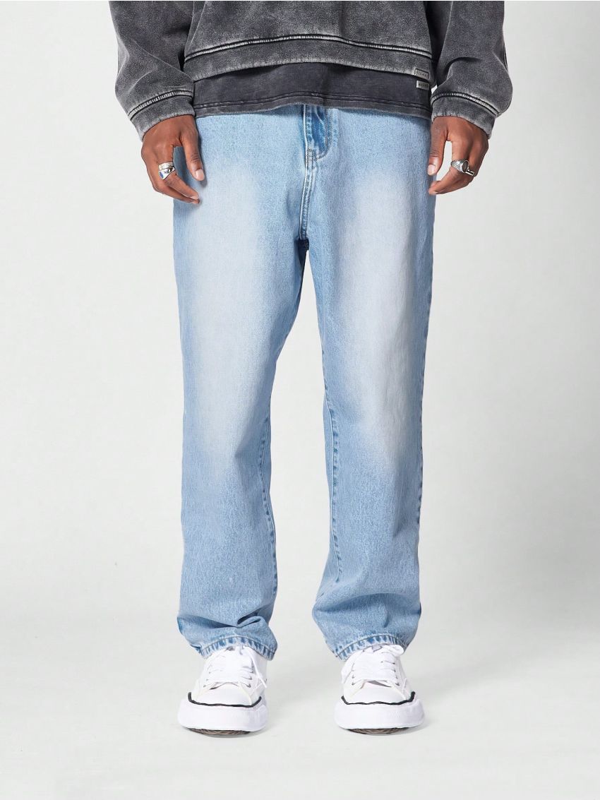 SUMWON Straight Fit 5 Pocket Jean