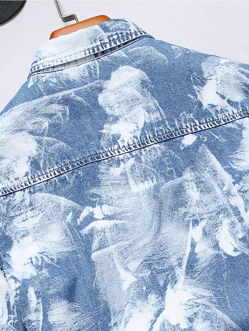 Manfinity Hypemode Men's Washed Denim Shirt