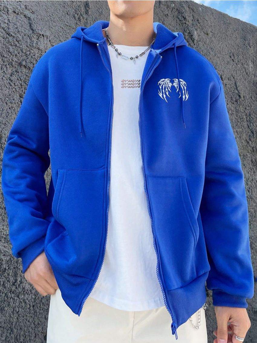 Manfinity Hypemode Men's Wing Printed Hoodie