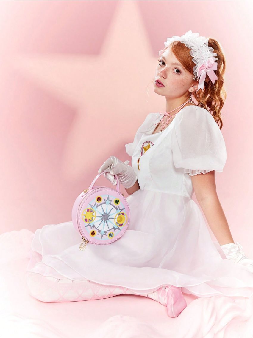 CARDCAPTOR SAKURA | SHEIN Collaboration Pink Circle Bag