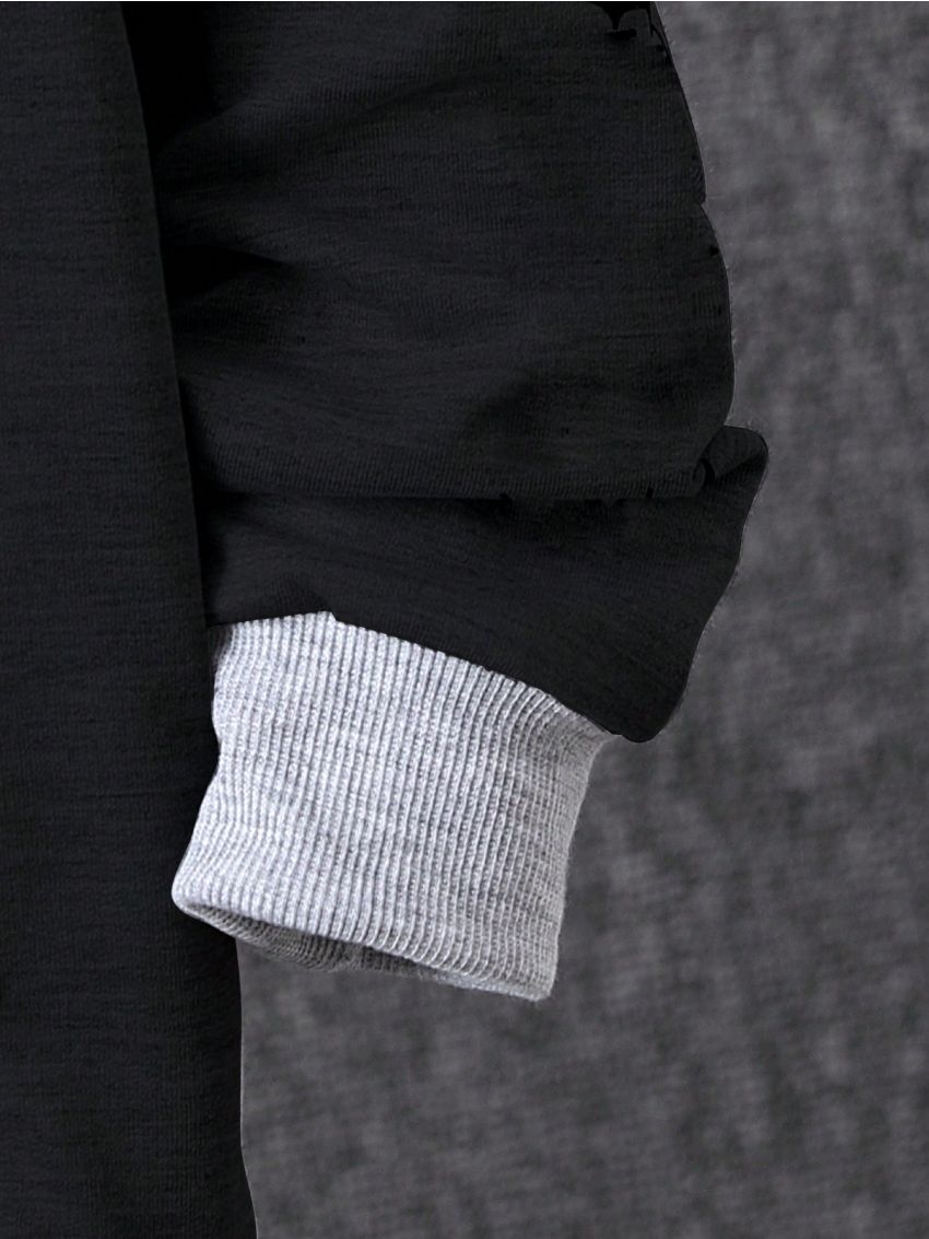 Tween Boys' Color Block Hooded Zip-Up Sweatshirt