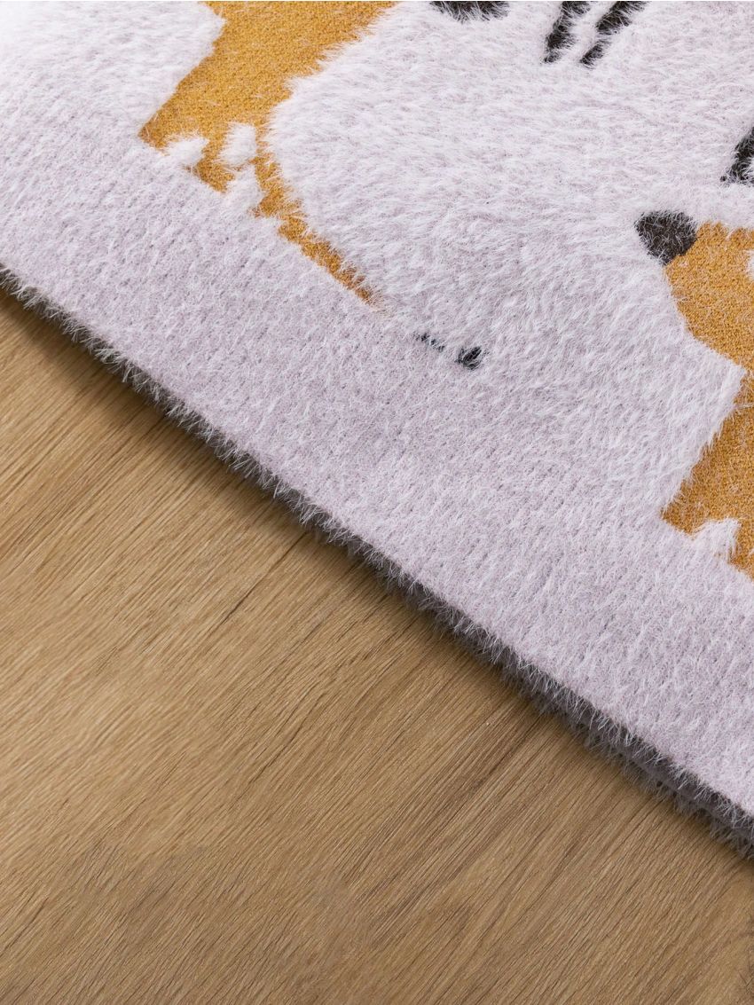 Girls' Cartoon Deer Comfortable And Warm Knit Dress For Autumn And Winter