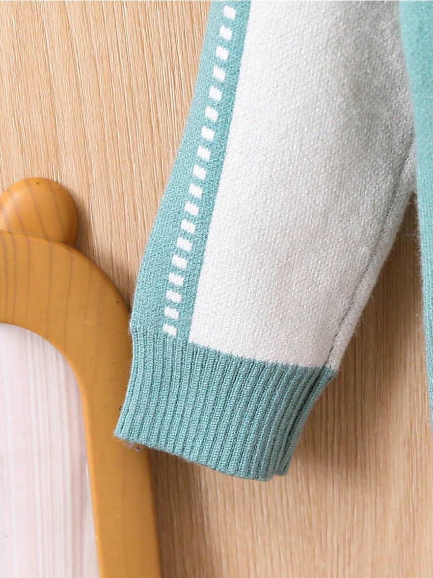 Baby Boys' Letter Pattern Cardigan Sweater